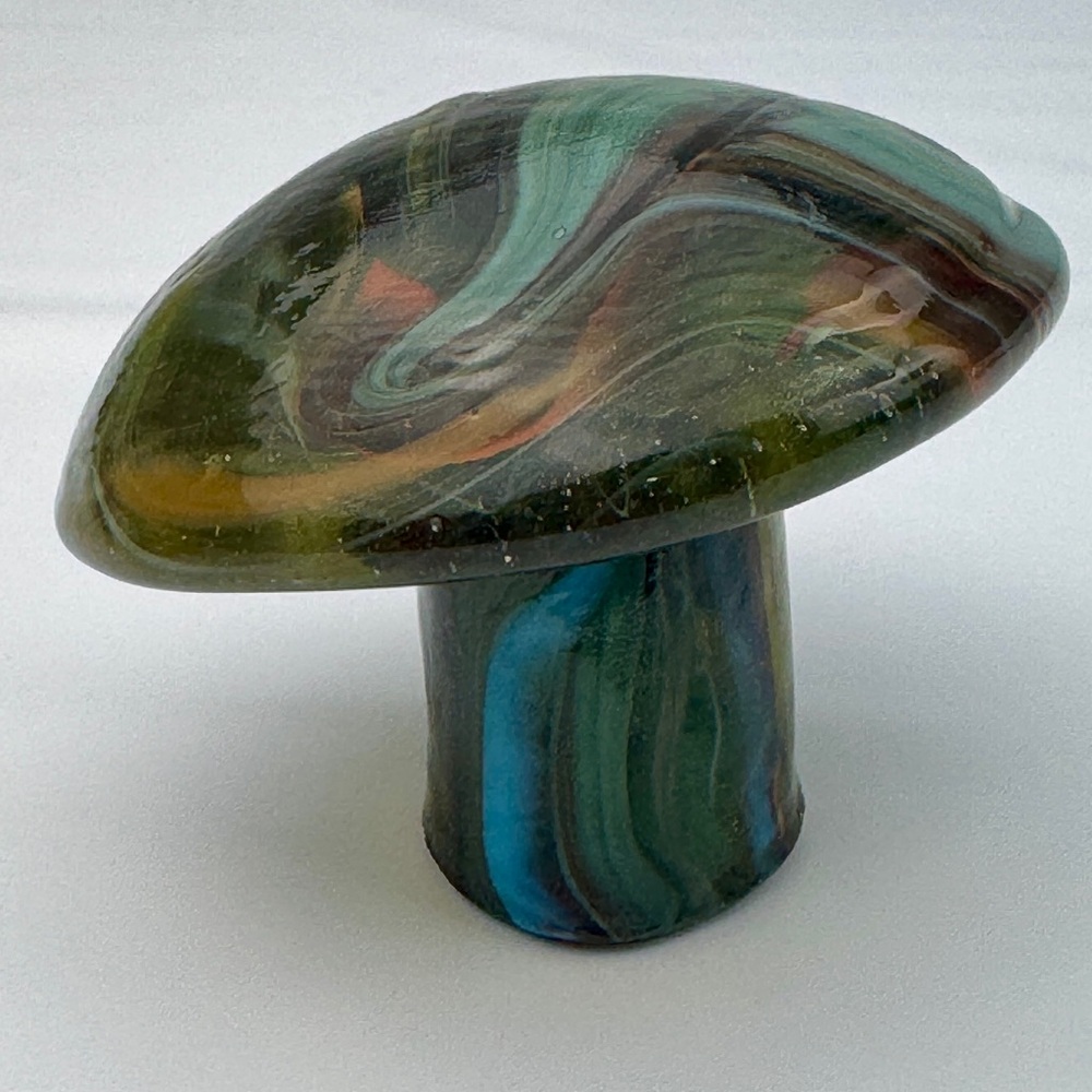 Art Glass Mushroom